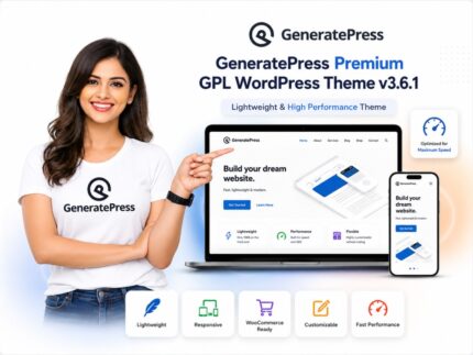 GeneratePress Premium GPL WordPress Theme v3.6.1 – Lightweight & High Performance Theme